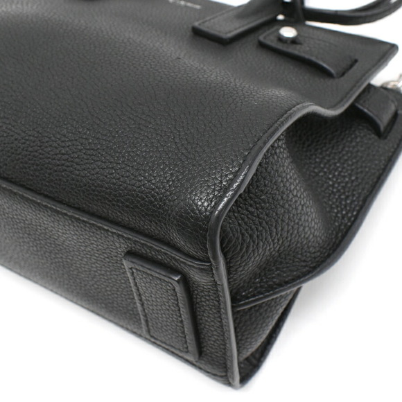 Saint Laurent Handbag Black Leather Sac Jour Paris - Picture 5 of 8